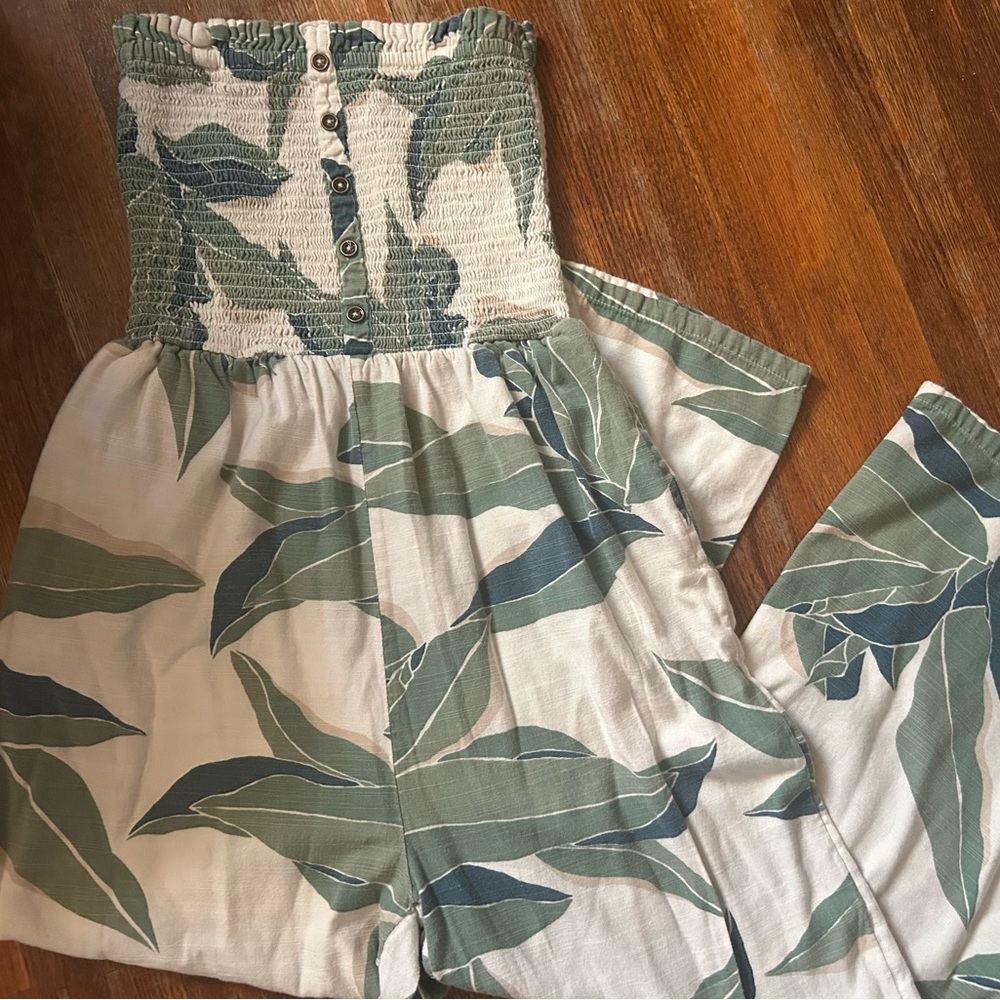 Billabong Smocked Bodice Jumpsuit